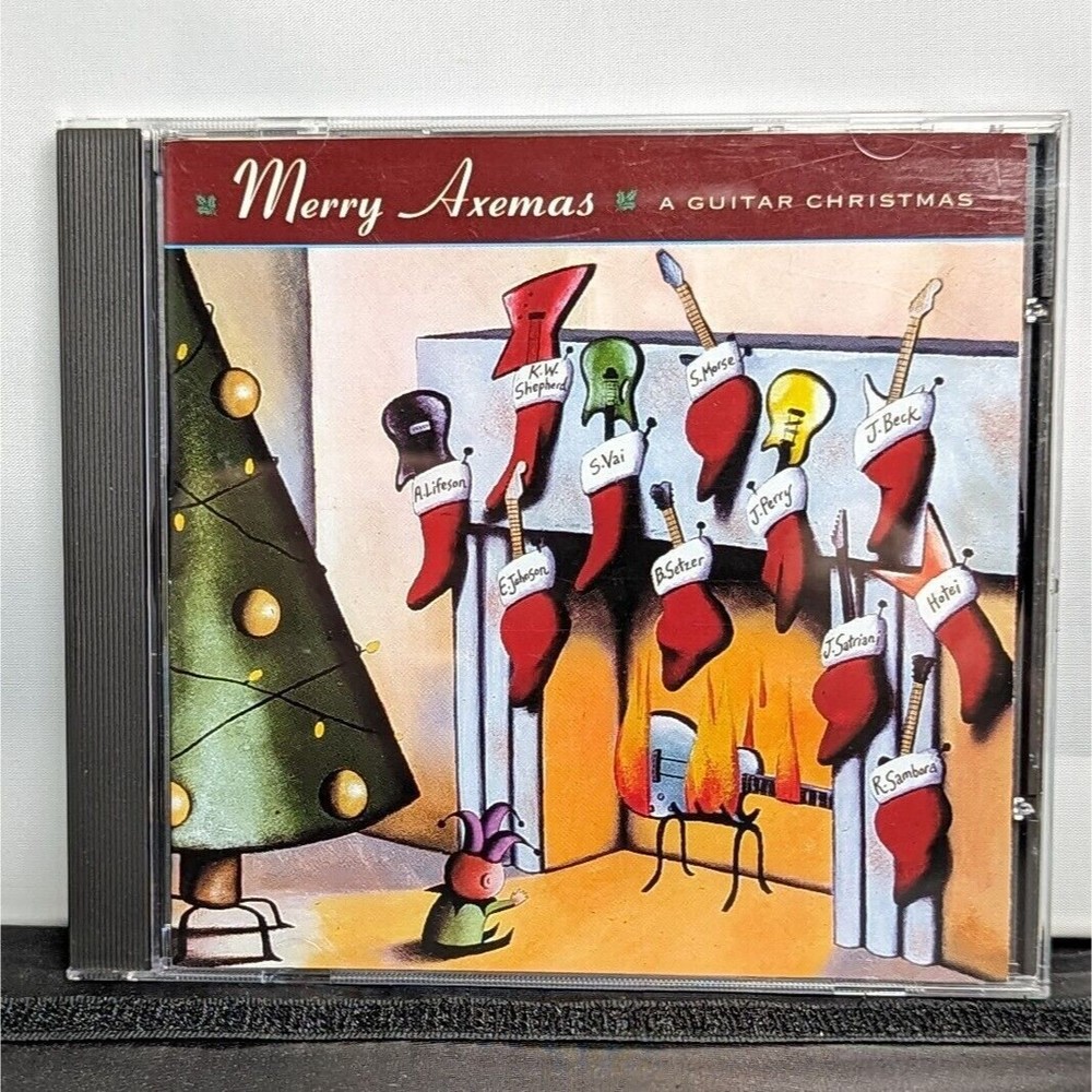 Merry Axemas A Guitar Christmas CD Jeff Beck Steve Vai Joe Perry Joe Satriani